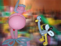 Sculpture sur ballon pour l'animation de tous vos vnements : arbre de noel, anniversaire, mariage, kermesse, bar mitsvah, etc