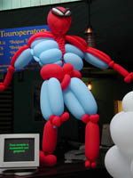 Ballons Spider Man - animation spectacle de ballon : sculpture sur ballon